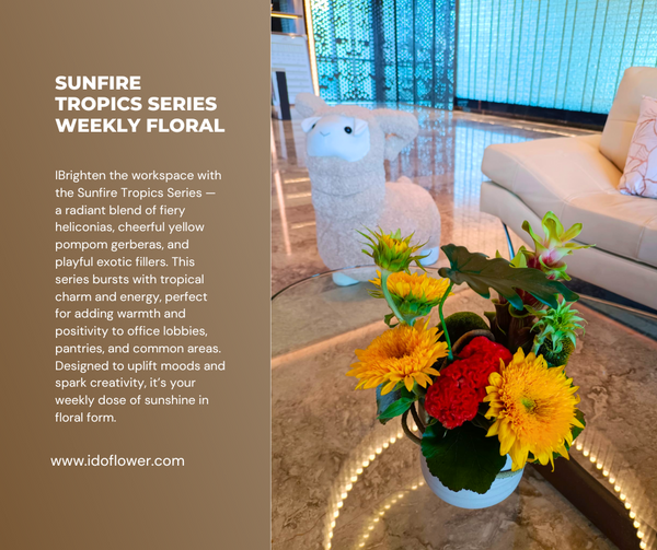 Sunfire Tropics Series Weekly Floral Subscription AOF 17