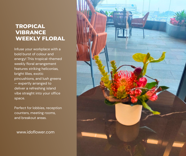 Tropical Vibrance Weekly Floral Subscription AOF 13