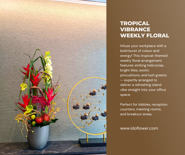 Tropical Vibrance Weekly Floral Subscription AOF 13