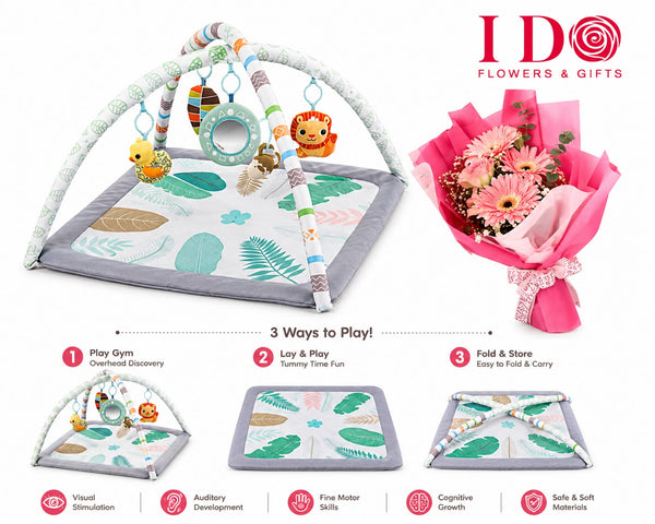 Baby Explorer Play Gym & Floral Gift Set ANB 16