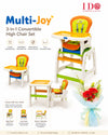 Multi-Joy 3-in-1 Convertible High Chair ANB 32