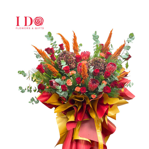 Fiery Prosperity Grandeur Congratulatory Tripod Stand AGP 61