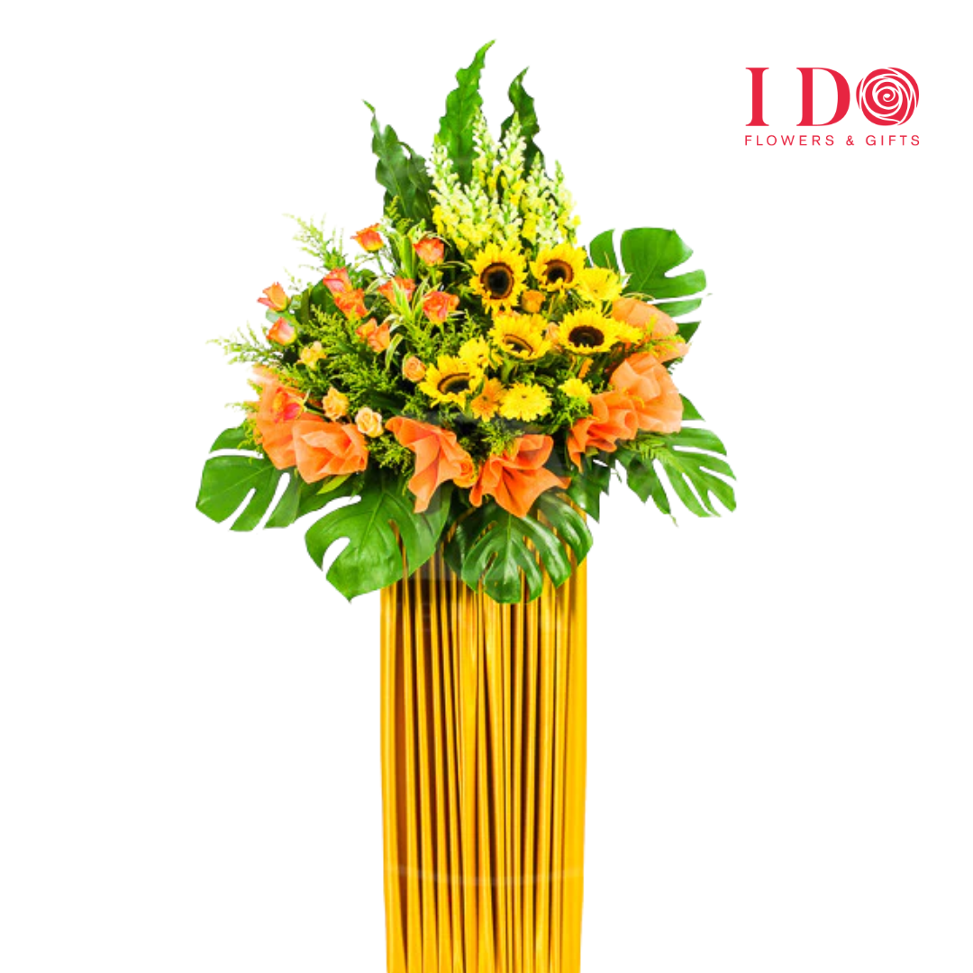 Splendour of Sunshine Congratulatory Flower Stand AGP 20