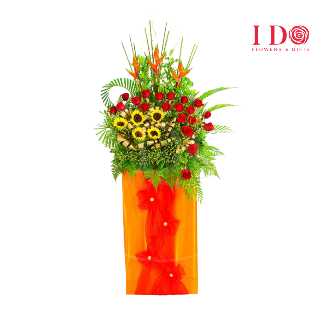 Steadfast Aspirations Congratulatory Flower Stand AGP 16