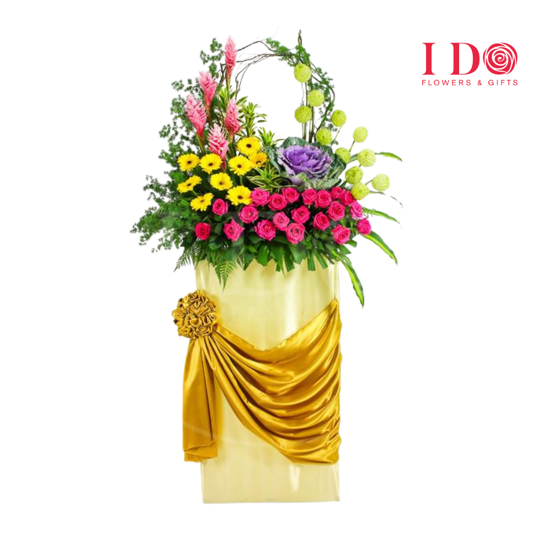 Majestic Tribute Congratulatory Flower Stand AGP 33