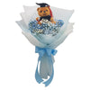 Graduation Bouquet with Baby Breath and Graduation Bear