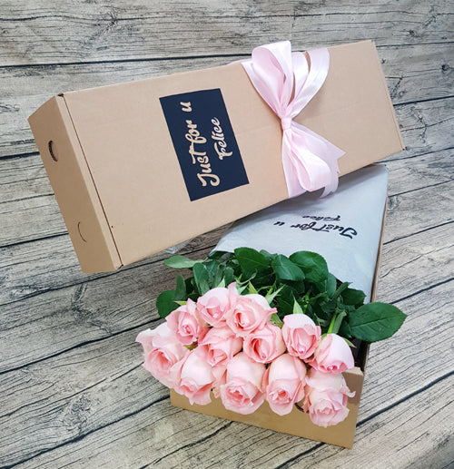 SWEET PINK ROSES GIFT BOX ABX03