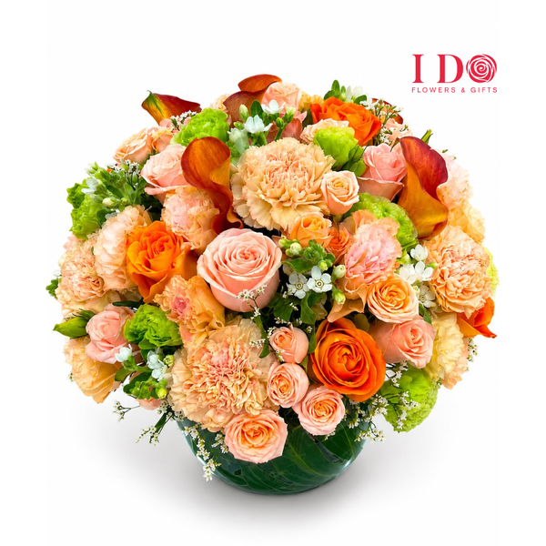 Signature Round Vase Floral  ATF 65