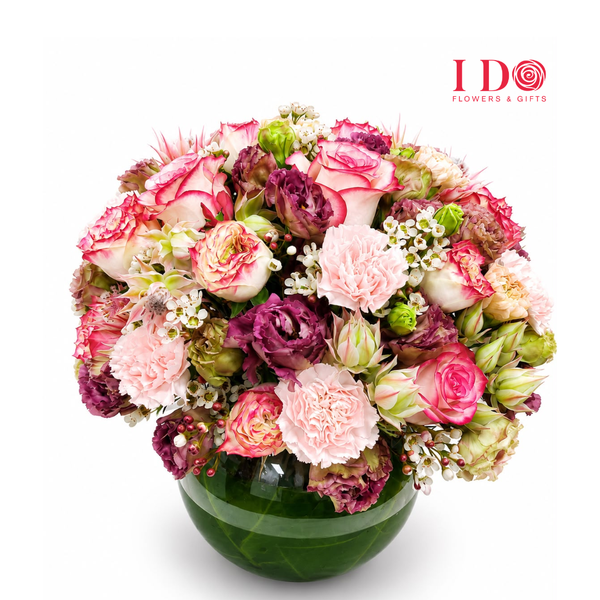 Signature Round Vase Floral  ATF 65