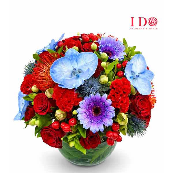 Signature Round Vase Floral  ATF 65