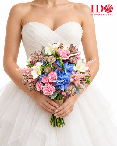 Something Blue Bridal Bouquet AWD24