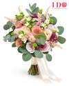 Peach Rose Romance Bridal Bouquet AWD26