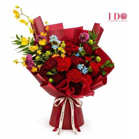 Crimson Radiance Bouquet AHB36