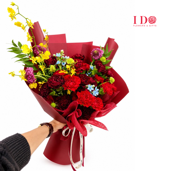 Crimson Radiance Bouquet AHB36