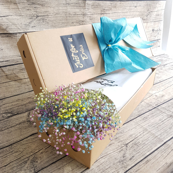 Colorful Baby Breath Gifts Box ABX09