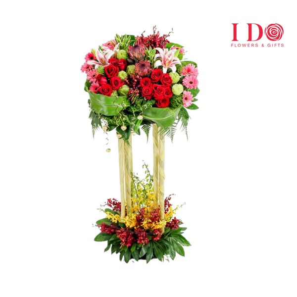 Ball of a Glorious Time Congratulatory Flower Stand AGP 25