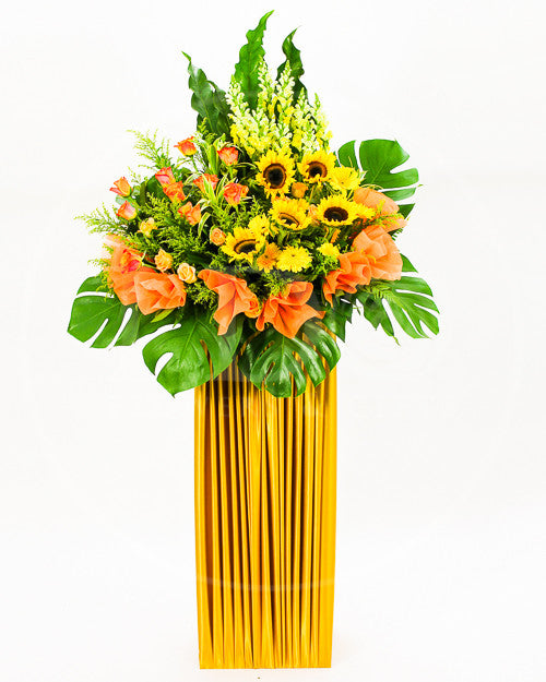 Splendour of Sunshine Congratulatory Flower Stand AGP 20