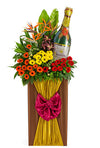 Toast to Blooming Success Congratulatory Flower Stand AGP 22