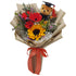 Graduation Bouquet with Sunflowers, Gerbera and Graduation Bear