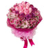 Pretty in Pink Tulips and Rose Bouquet AHB36